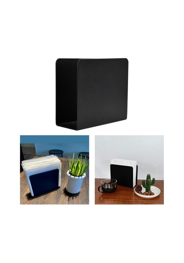 Homyl Peçetelik Dekoratif Mutfak Için Doku Tutucu Siyah