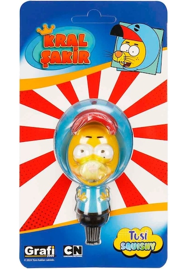 Squishy Köpük Kral Şakir Figürü