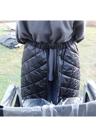 Suntek Tekerlekli Sandalye Battaniyesi Evrensel Uyumlu Siyah Siyah Diğer