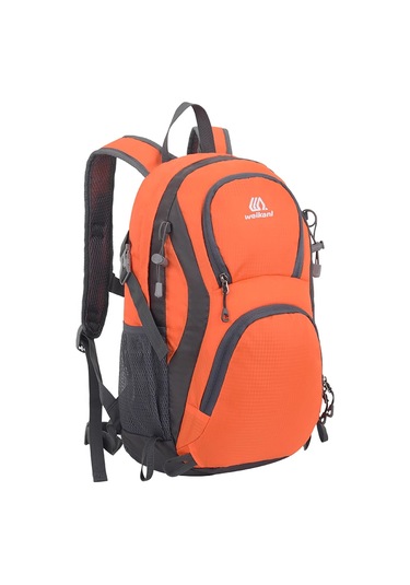 Weikani Açık Bisiklet Yürüyüş Sırt Çantası Suya Dayanıklı Seyahat Turuncu
