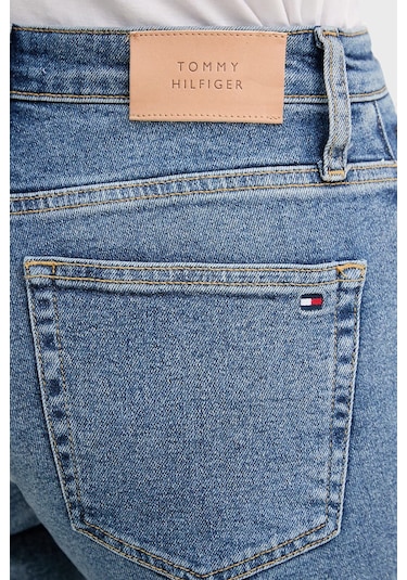 Tommy Hilfiger Bayan Kot Pantolon Ww0ww47701 1a4 Mavi