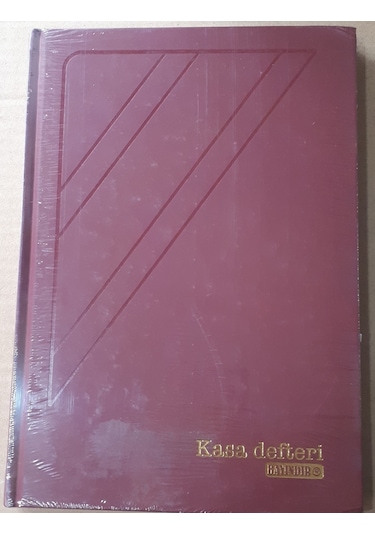 Kasa Defteri 17 Cm X 24 Cm 320 Yaprak 70 Gramaj Kağıt Bordo Kapak