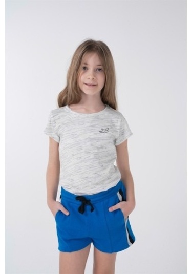 Brz Kids Kız Çocuk Kısa Kollu T-Shirt Ekru