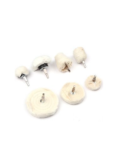 Lemestar 7 Parça 6.35 Shank Cilalama Tekerlek Seti - Paslanmaz Çelik/alüminyum/bakır/cam ,çok Renkli