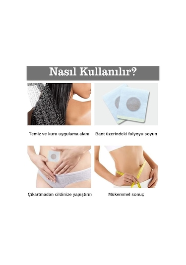 Slim Patch Göbek Bandı 30 Adet Zayıflama Bandı Iştah Kesici