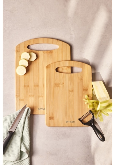 Emsan Bambu Moody 2'li Kesme Tahtası