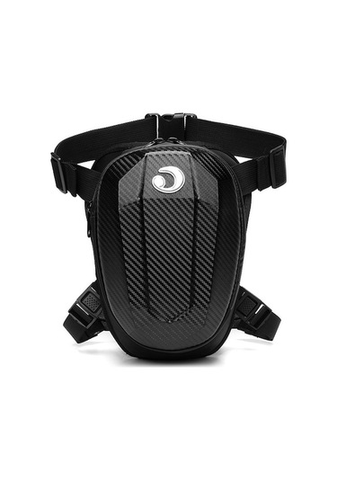 Hard-case Su Geçirmez Motosiklet Bel Bacak Çantası Mtb2108 Siyah