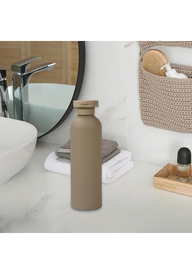 Suntek Kozmetik Makyaj Ambalaj Depolama Tutucu Kapları Gri-200ml Gri 200ml