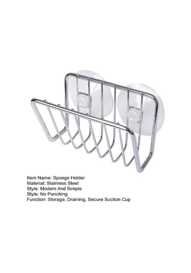 Sünger Tutucu Yumruksuz Mutfak Lavabo Kompakt Güvenli Vantuz Organizatör Düzenli Sayaçlar Mutfak Lavabo Aksesuarları