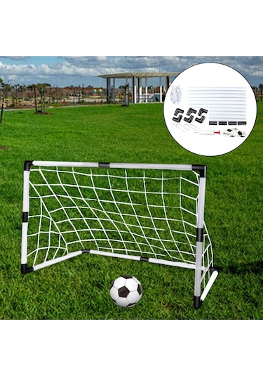 Homyl Çocuklar Için Arka Bahçe Futbol Kalesi Seti Yetişkinler Çok