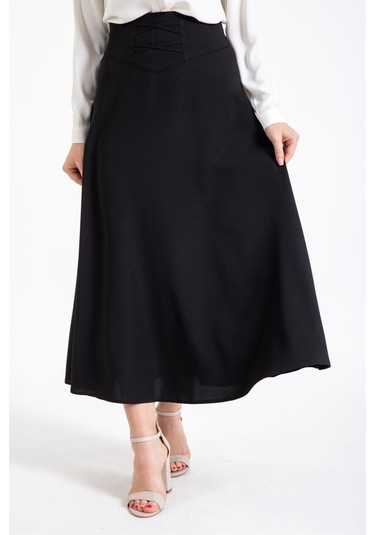 Kloş Etek Siyah-siyah Siyah
