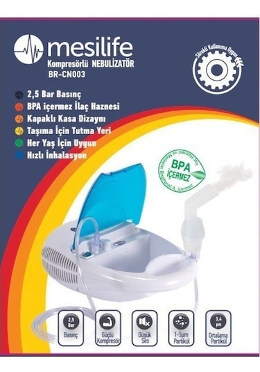 Mesilife BR-CN003 Kompresörlü Nebulizatör