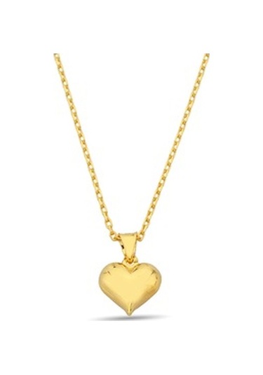 925 Ayar Gümüş Kalp Set Gold