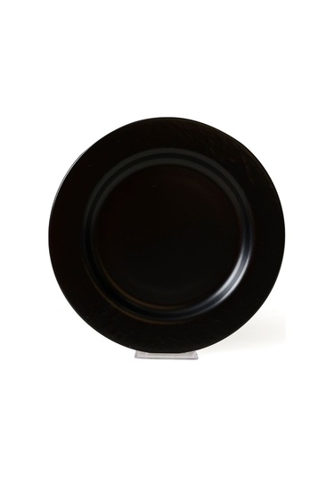 Keramika Mat Siyah İyonya Servis Tabağı 26 Cm 6 Adet 956 Siyah
