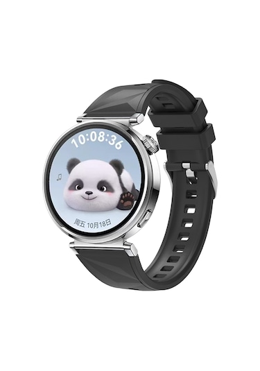 Kilifone - Huawei Gt4 41mm Uyumlu - Kordon 18mm Silikon Kordon Strap Kayış Krd-129 - Beyaz