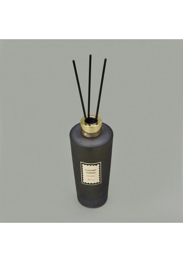 Evidea Deco Elegant Curves Çubuklu Oda Kokusu - Siyah - 200 Ml Diğer