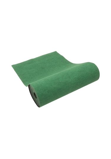 Rulo Paspas, Yeşil Halılı Paspas, 90 Cm.x1 Mt.
