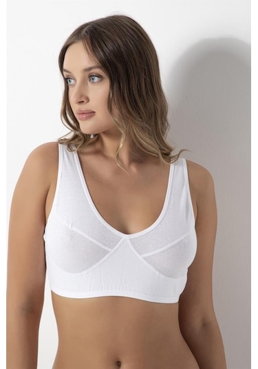 6 Lı Paket Özlem Bayan Yarım Atlet Sütyen 1405