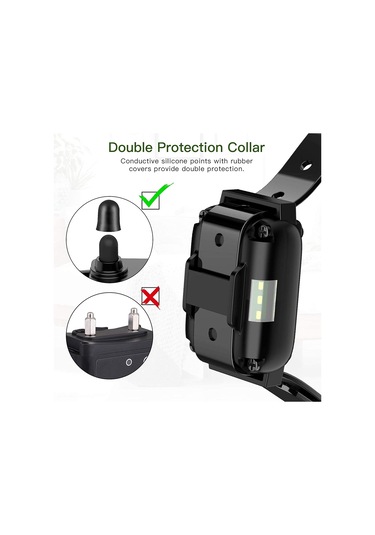 Evcil Hayvan Malzemeleri Köpek Eğitmeni Havlama Önleyici Cihaz Elektrik Şok Tasması Elektronik Tasma-