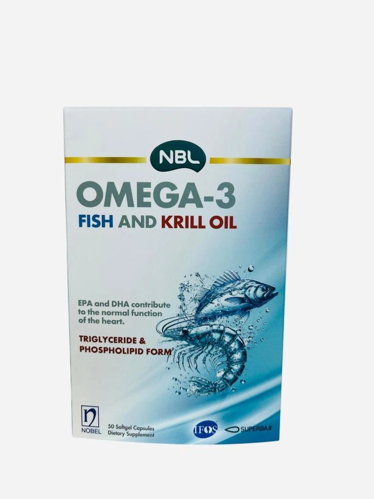 Nbl Omega-3 Fish And Krill Oil 50 Kapsül
