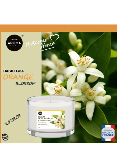 Aroma Basic Line Kokulu Mum Orange Blossom With Eucalyptus 115 G