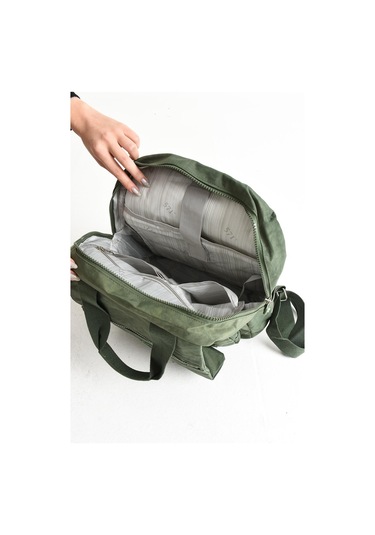 İki Fonksiyonlu Sırt Ve El Çantası Ultra Hafif Yeşil Model:571-5h - Yeşil