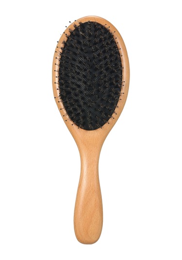 Yifomall Doğal Ahşap Domuz Kılı Saç Fırçası: Saç Bakımı Ve Masaj İçin Ergonomik Tasarım
