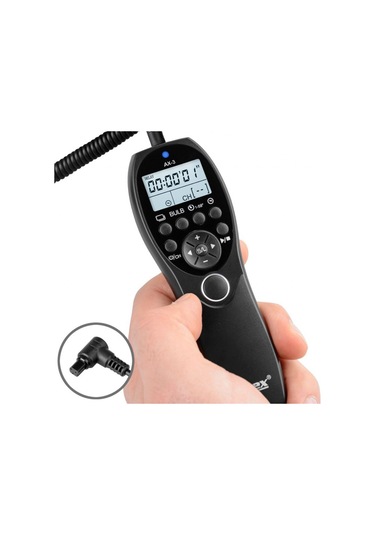 Ayex AX-3 N3 Canon İçin Dijital Zaman Ayarlı Kablolu Kumanda