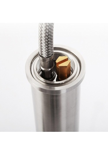 Didadodo 6 Adet Sıcak/sofu Musluğu Tek Soğuk Su Musluğu Fiş Pirinç Altın, Altın Pirinç Renk Altın