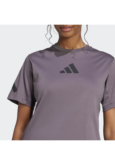 Adidas Jc5399 W Z.n.e. Tee Kadın T-shirt Mor