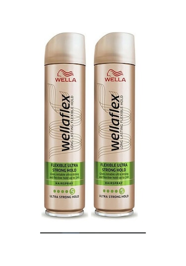 Wella Wellaflex Flexible Ultra Strong Hold Saç Spreyi 2 x 250 ML