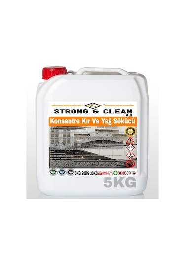 Strong&Clean Yağ Çöz Konsantre 5 KG