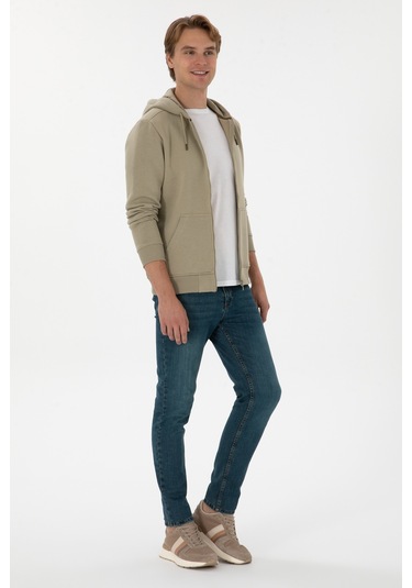 U.s. Polo Assn. Erkek Açık Haki Hırka Örme 50313755-vr183 Acık Hakı