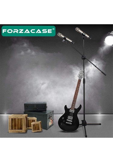 360 Döner Profesyonel Metal Mikrofon Standı 170 Cm - Fc1075