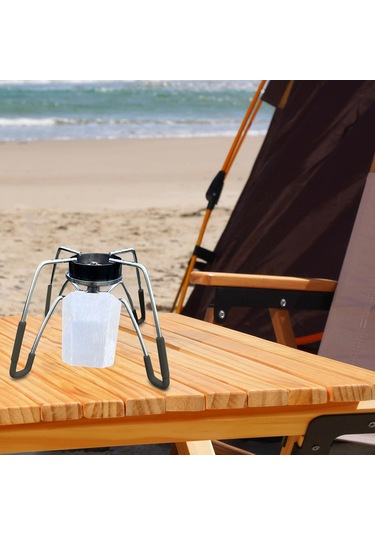 Suntek 4x Kamp Sobası Bacak Örtüsü Sırt Çantasıyla Siyah Siyah