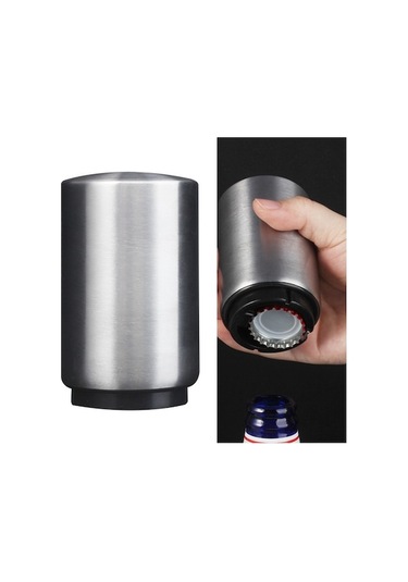 Rogfer Paslanmaz Çelik Otomatik Açıcı Şarap Başlı Bile Bileşen Bileşece Bir Şeki Şişi Bir Şekilde, Size:stainless Steel Diğer Diğer