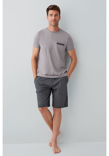 Arnetta Erkek Gri Pijama Takımı Ar3677-s-v1 Gri