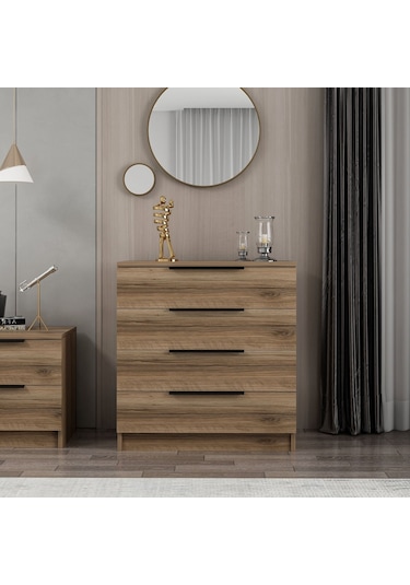 Minar Kale Plus Şifonyer 4 Çek-dore