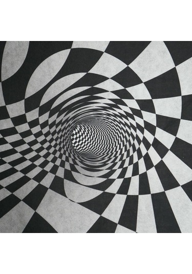 3D Dama Baskılı Kaliteli Kauçuk Kapı Önü Paspası