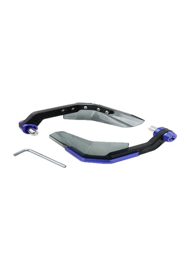 Vkemall Motosiklet El Koruması Güneş Vindikatörü - Gri Rengi - 2 Adet - 22 Mm Manillar Uyumlu - Hava Ve Çarpma Korumalı