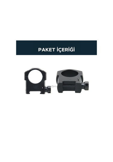 Vector Optics Tactical 25.4mm Medium Mark Weaver Dürbün Montaj Halkası Sctm-37 Siyah