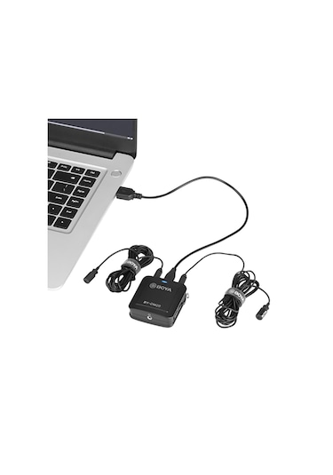 Boya By Dm20 Pc Telefon İkili Yaka Mikrofonu Kit