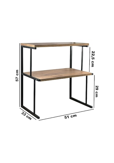 Mutfak Rafı Bango Üstü Raf Fırın Dolabı 5414