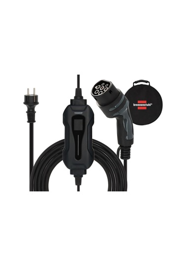 Brennenstuhl E-mobility Serisi  8 M Kablolu 10 A 2.3 KWEv Tipi Elektrikli Araç Şarj İstasyonu