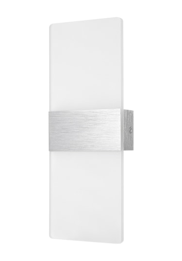 Skycity Led Duvar Lambası 110-265v 4w, Üç Renk Tonu Ayarlanabilir, Su Geçirmez Akrilik, Gümüş Renkli简约 Tasarım Gümüş