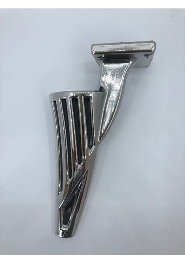 Plastik, 21 Cm Krom Kaplamalı Berjer, Mobilya Ayağı 4 Adet