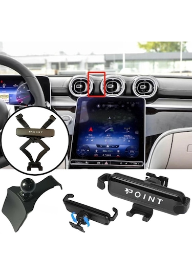 Mercedes Glc Araca Özel Cep Telefon Tutacağı Robotik Oynar Başlıklı 2022 Sonrası Profesyonel Ürün