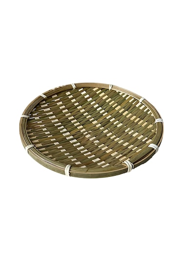 Suntek Parti Bahçe Için Bambu Sepet Tepsisi 22 CM