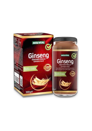 Aksu Vital Ginseng Ekstraktlı Bitkisel Karışım 300 G 3 Adet