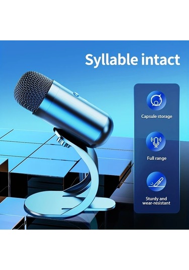 Dashanshop Blue Profesyonel Usb Mikrofon Kit: Stüdyo, E-spor Ve Şarkı Söyleme İçin, Kolay Kullanım